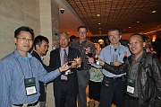 C12-5-16-Enjoying the cocktail hour before the banquet