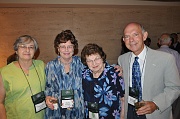 C12-5-22-Cocktail hour (Carol Ann Bonner, Molly Schneider, Mary Bozoian, Rickey Schneider)