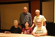 3-9-Growers Forum participants Charlene Marietti, Jo Anne Martinez, Mel Grice, and Jon Dixon, led by Ben Paternoster