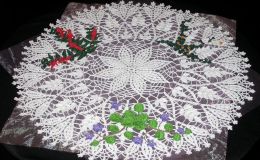 2014 Convention - Class 74 Needlework or textile - Best in The Arts, Best in Section P (Arts and Crafts Representing Gesneriads), and Special Award for Best Sewn, Beaded or Cross-Stitched
