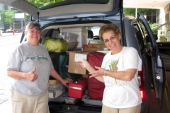 Karyn Cichocki & Jill Fischer packed up and ready to leave … till we meet again next year