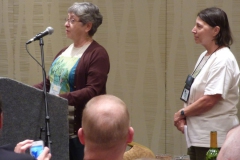 Tuesday evening convention welcome by Carol Ann Bonner and Jo Anne Martinez