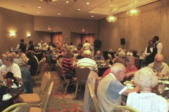 Opening dinner buffet