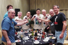 “Gan bei” Chinese welcome toast