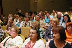 Audience waiting for the Growers Forum to start