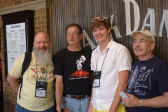 Lunch-on-your-own group at Opryland: Bob Clark, Leonard Re, Jeremy Keene, Paul Susi