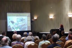 An actual Skyping session was set up during the presentation
