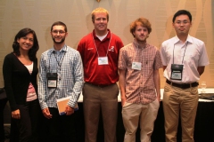 Student Grant recipients: Laura Clavijo, François Lambert, Reece Watson, Jon Grammer, Hong Xin