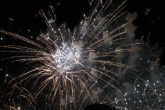 Ending of the fireworks
