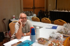 Awards Chair Paul Lee awaiting results of the judging