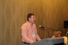 Ad Manager Tom Bruning honoring our advertisers