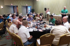 Group awaiting the next auction item up for bid