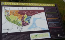 The San Francisco Botanical Garden map to help plan our visit The San Francisco Botanical Garden map to help plan our visit