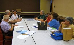 Late-night planning meeting for future Convention 2016