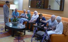 Afternoon break in the lobby with more time to chat