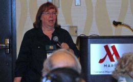 Dale Martens hosting the Gesneriad Hybridizers Association Program