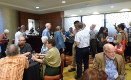 Socializing at the cocktail hour