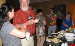 More food and drink and socializing