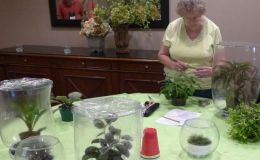 Nancy Kast prepping her entries Nancy Kast prepping her entries