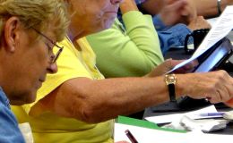 The board deliberating
