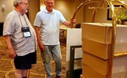 Ron Myhr welcomes Gary Hunter of Gary's Specialty Plants Ron Myhr welcomes Gary Hunter of Gary's Specialty Plants