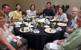 (from left) Maria Walueff, Wen Fang, Dolly Yeh, Lan Jiun Wu, Fan Zhi-Wei, Olive Ma and Ralph Robinson and Bobbie LaFashia (from left) Maria Walueff, Wen Fang, Dolly Yeh, Lan Jiun Wu, Fan Zhi-Wei, Olive Ma and Ralph Robinson and Bobbie LaFashia