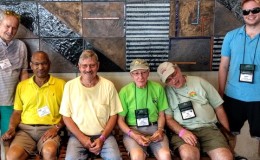 Jim Roberts, Levin Tilghman, Dell Sherk, Ben Paternoster, Mel Grice and Drew Norris back from the zoo trip