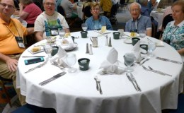 Informal dinner group: Jay Sespico, Mel Grice, Gussie Farrice (Seed Fund Co-Chair), Ben Paternoster, Marilyn Heinrich