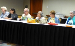 Board members listening intently