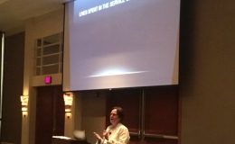 Mary Jo Modica presenting on her work visit to China and the GCCC Mary Jo Modica presenting on her work visit to China and the GCCC