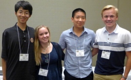 Lawrenceville students Hiroki Nagao, Annika Goldman, Jonny Yeu, Alex Small Lawrenceville students Hiroki Nagao, Annika Goldman, Jonny Yeu, Alex Small