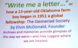 The program’s introductory slide The program’s introductory slide