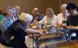 Informal buffet lunch Informal buffet lunch