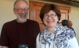 Austin Grevious and first-time attendee Maureen Pratt