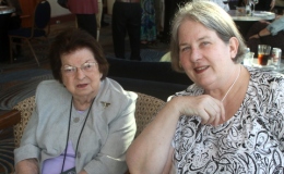Mary Bozoian and Phyllis Savage