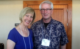 First-time attendees Barbara Taswell-Miller and Bruce Miller