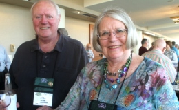 John Daniel and Table Favors Chair Nancy Moerer