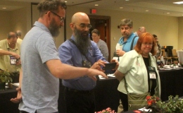 Peter Shalit creating videos with Brandon Erikson and Dale Martens