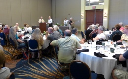 The live auction begins
