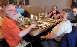 Paul Lee, Bob and Dee Stewart, Julie Mavity-Hudson, Mary Schaeffer and Susan Grose