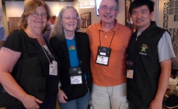 Mary Schaeffer, Julie Mavity-Hudson, Paul Susi and Qiu Zhi-Jing