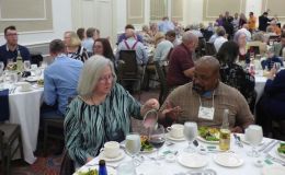Attendees at the awards banquet Attendees at the awards banquet