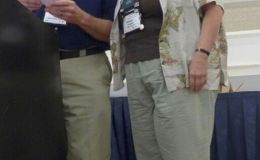 Karyn Cichocki receiving the Artistic Sweepstakes award from Awards Chairperson Paul Susi Karyn Cichocki receiving the Artistic Sweepstakes award from Awards Chairperson Paul Susi
