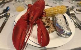 New England seafood buffet main course New England seafood buffet main course