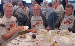 Drew Norris, Jim Roberts, and Gary Vellenzer digging in Drew Norris, Jim Roberts, and Gary Vellenzer digging in