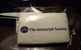 Specially made sugar cookies received at the front desk when checking in