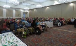 GHA audience ready for the door prize drawings