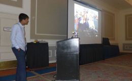 Student Sid Sharma with a videoblog on Lawrenceville in Ecuador program