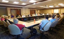 Informal discussion with moderator Ron Myhr