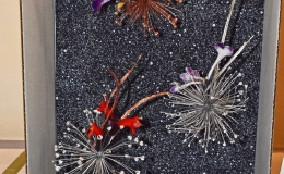 2019 Convention Arrangements of Fresh-Cut Gesneriad Material Class 55  BEST IN THE ARTISTIC DIVISION
